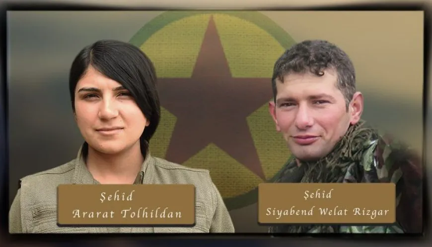 HPG’ê nasnameya 2 şehîdên Xakurkê eşkere kir
