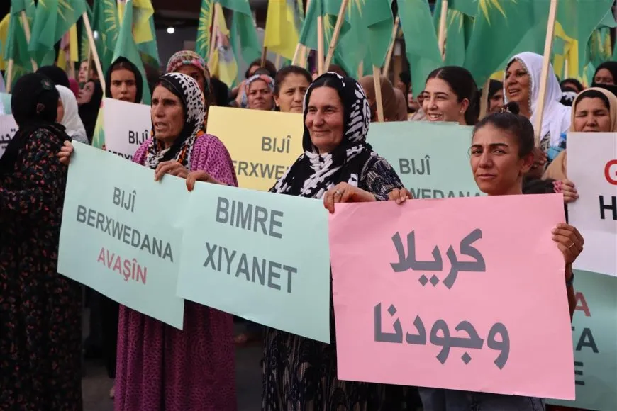 Xelkê Qamişlo li dijî êrişan meşeke girseyî li dar xist