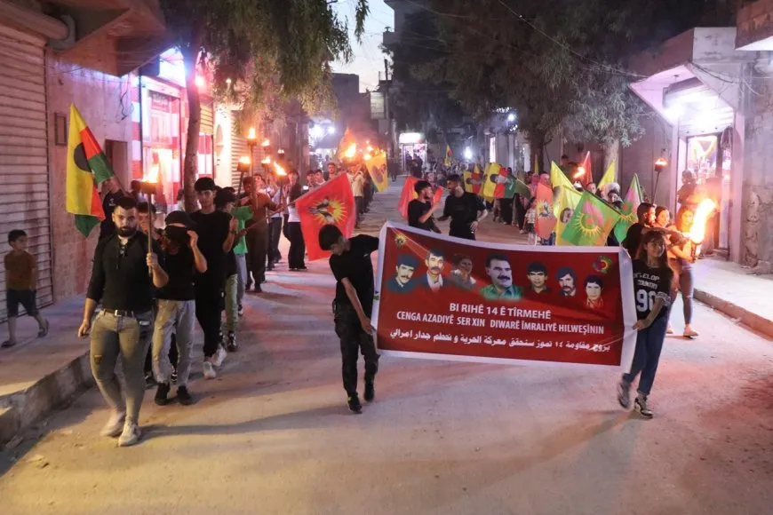 Ciwanên şoreşger Şehîdên Berxwedana 14ˊê Tîrmehê bi bîr anîn