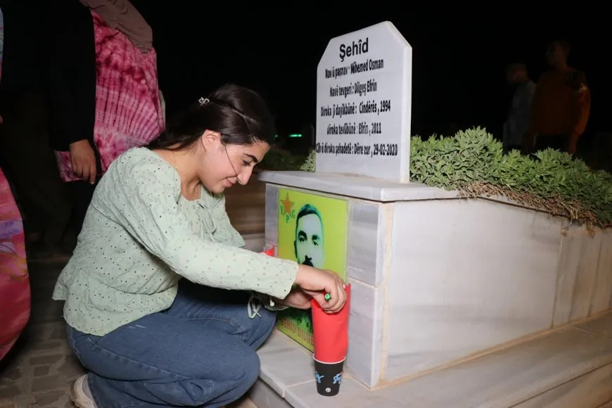 Ciwanan Şehîdên Berxwedana 14ˊê Tîrmehê bi meşan bi bîr anîn
