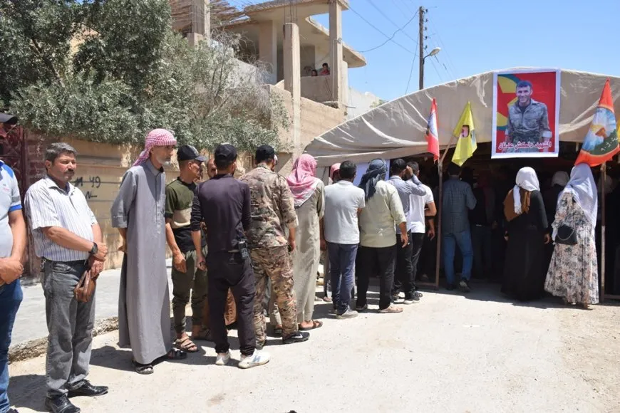 Ji bo şehîd Dilgeş Ednan merasîma sersaxiyê