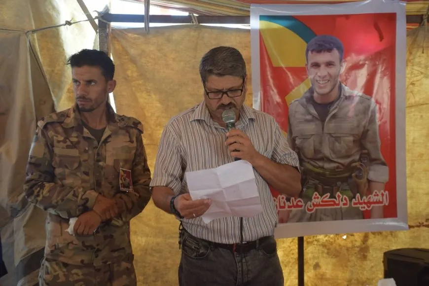 Ji bo şehîd Dilgeş Ednan merasîma sersaxiyê