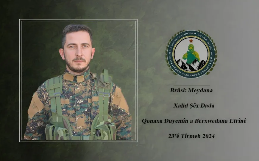 Şervanê HRE’yê Brûsk Meydana şehîd bû