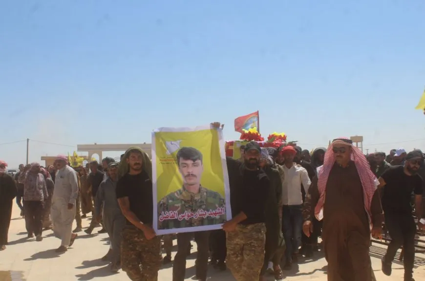 Şervanê QSD’ê şehîd Beşar El Fadil hat oxirkirin