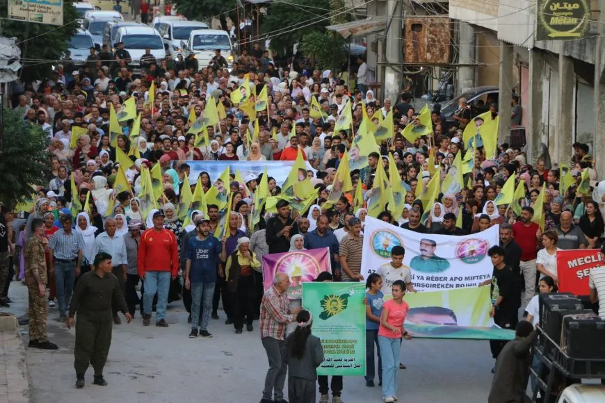 Xelkê Helebê ji bo Rêber Abdullah Ocalan daket qadan