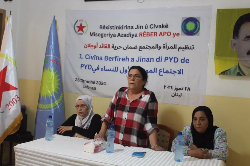 Li Lubnanê 1.civîna berfireh a jinan di PYDˊê de