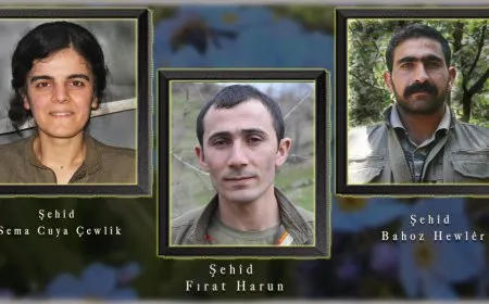 Nasnameyên 3 gerîlayên li Xakurkê şehîd bûne hatine aşkerakirin