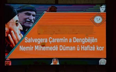 Dengbêj Mihemed Dûman û Hafizê Kor li Kobanê hatin bibîranîn