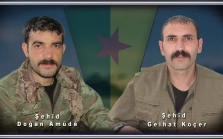 HPG'ê nasnameya Gelhat Koçer û Dogan Amûdê eşkere kir