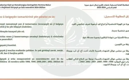 Hevyazbariya Giştî ya Hemaheniya Zanîngehên Herêma Bakur û Rojhilatê Sûriyeyê derket