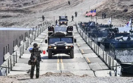 Koreya Başûr û DYA’yê perwerdeyên leşkerî yên hevbeş dan destpêkirin