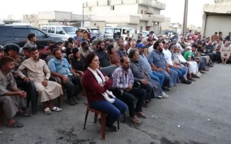 Rewşa siyasî ji xelkê Reqayê re hat şîrovekirin