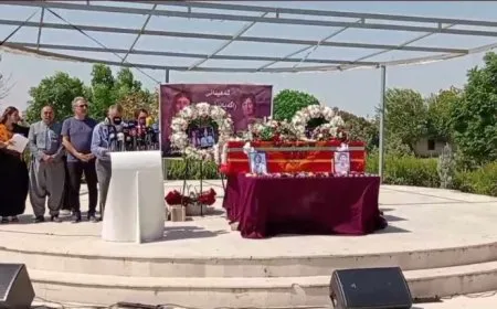 Cenazeyê şehîd Gulistan Tara ber bi Bakurê Kurdistanê ve hate şandin