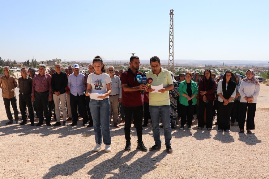 Desteya Jîngehê têkildarî şewitandina xwezaya Efrînê daxuyanî da