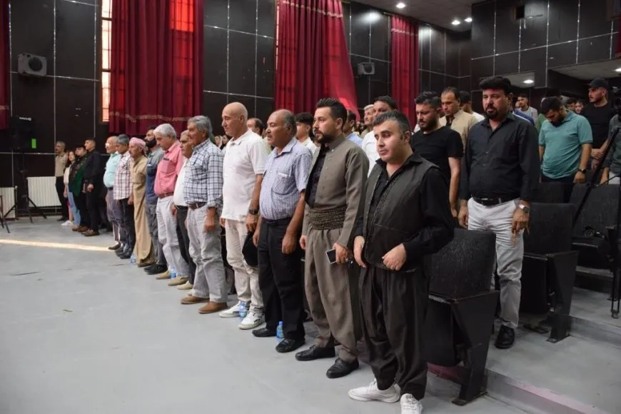 Dengbêj Mihemed Dûman û Hafizê Kor li Kobanê hatin bibîranîn