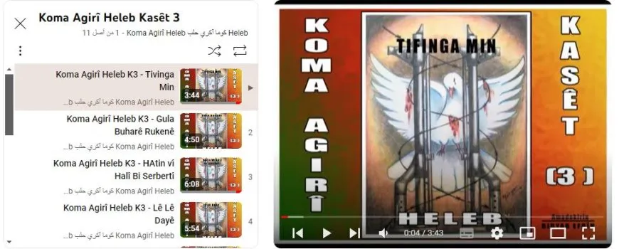 Koma Agirî ya ku reng û deng da têkoşînê