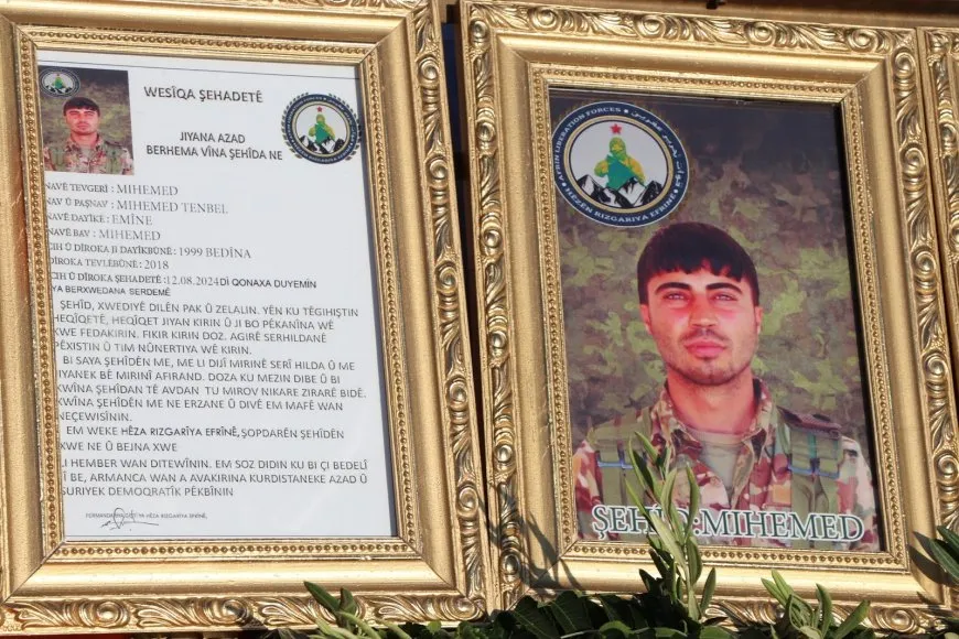 Di merasîma oxirkira şehîdan de soza mezinkirina têkoşînê hate dayîn