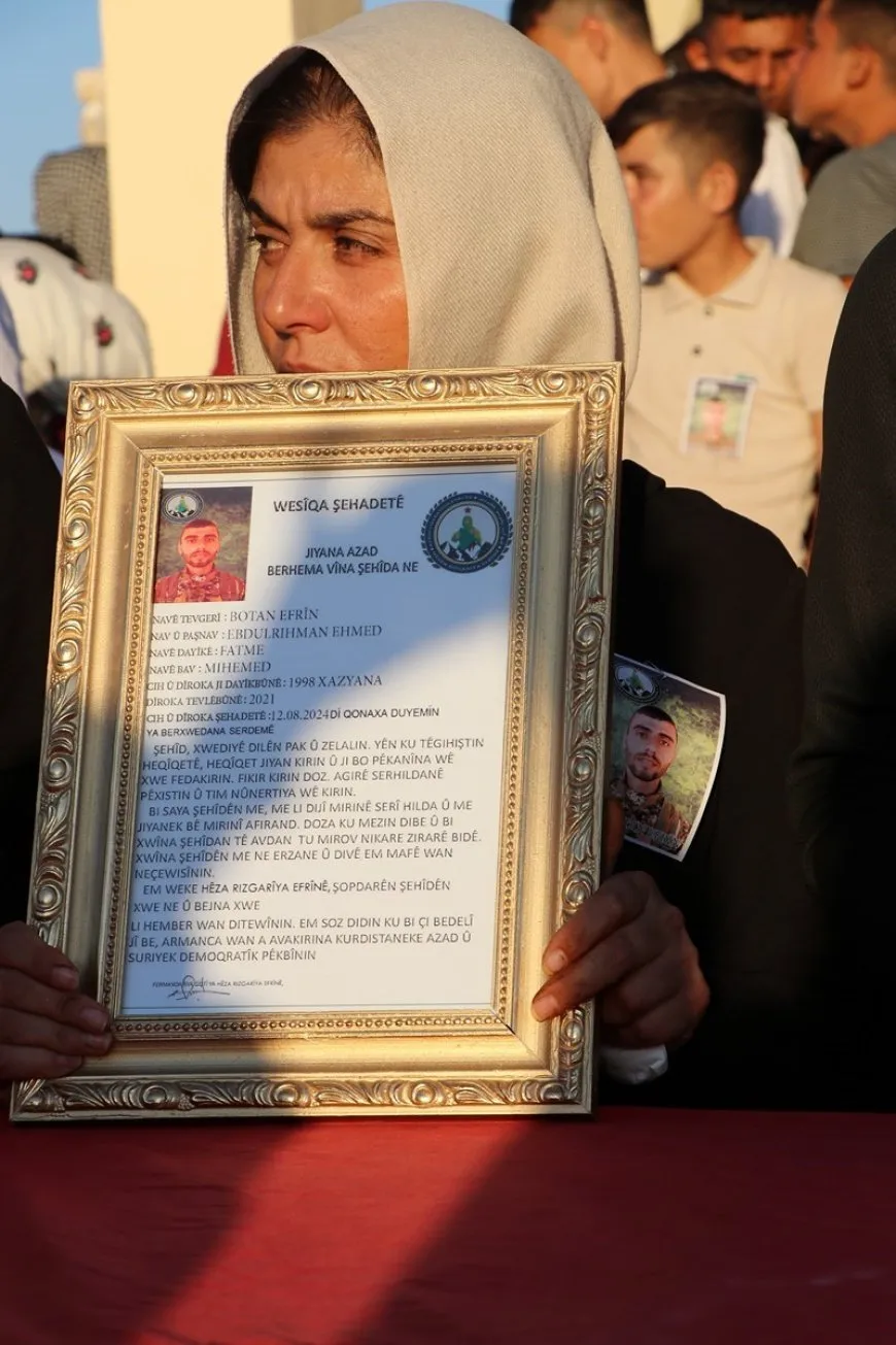 Di merasîma oxirkira şehîdan de soza mezinkirina têkoşînê hate dayîn