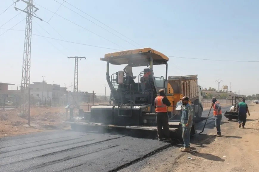 Şaredariyên herêma Cizîrê projeyên qîrkirina rêyan pêk anîn