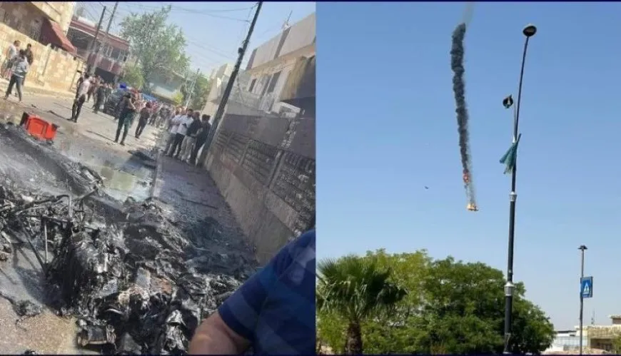 Artêşa Iraqê balafireke dewleta Tirk xist xwarê