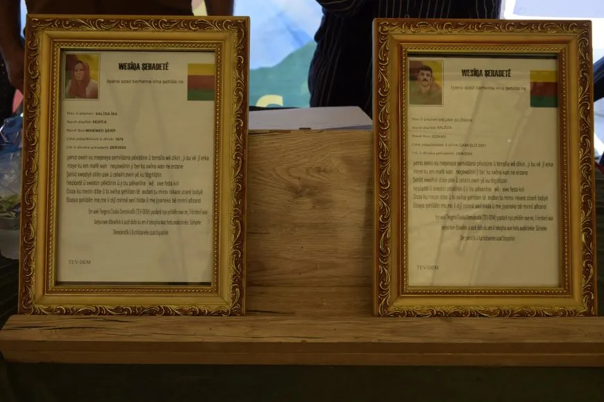 Sersaxî ji malbata şehîd Xalîde Îsa û şehîd Hejar Silêman hat xwestin