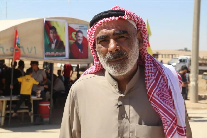 Sersaxî dan malbata şehîd Hanî El Xelef 
