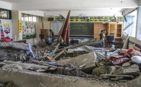 UNRWA: Zêdetirî ji sedî 70 dibistanên me li Xezayê hatine wêrankirin