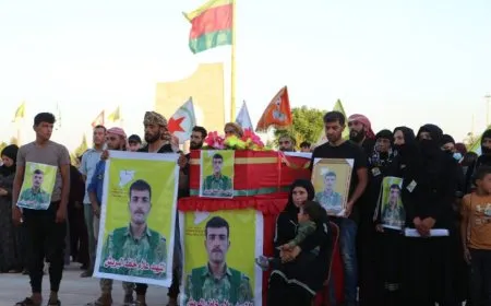 Şehîd Ela Xelef li Goristana Şehîd Dijwar hat veşartin