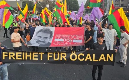 Li Berlînê meşa ‘Ji Abdullah Ocalan re Azadî’