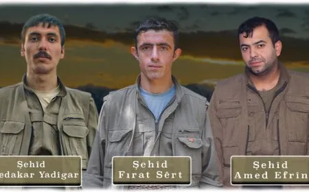 HPG'ê nasnameya şehîdên Xakurkê eşkere kir