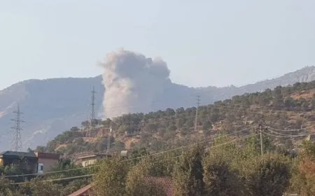 Artêşa Tirk gundê Guherzê topbaran kir