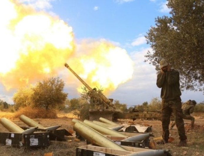 Hikumeta Şamê gundên Helebê, çeteyan gundên Laziqiyeyê topbaran kirin