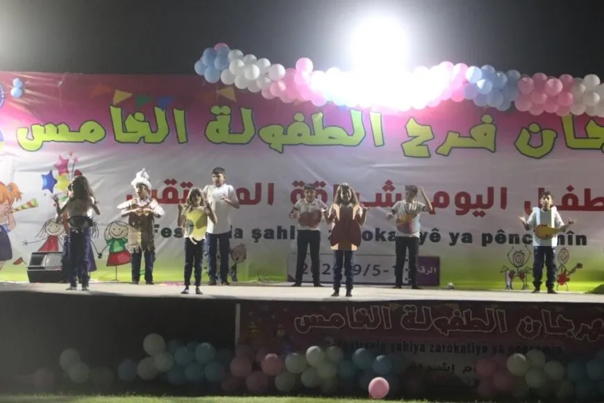 Festîvala 5'emîn a Şahiya Zarokatiyê li Reqayê li dar ket