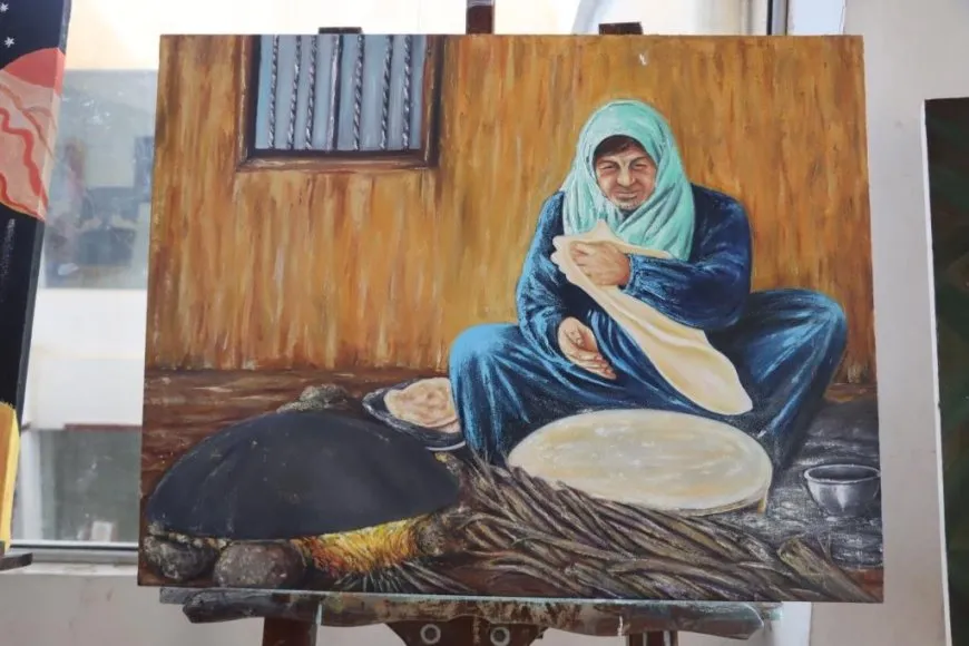 Di Festîvala Şehîd Berçem de tabloyên şêwekariyê hatin pêşandan