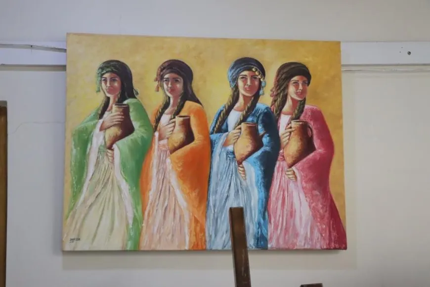 Di Festîvala Şehîd Berçem de tabloyên şêwekariyê hatin pêşandan