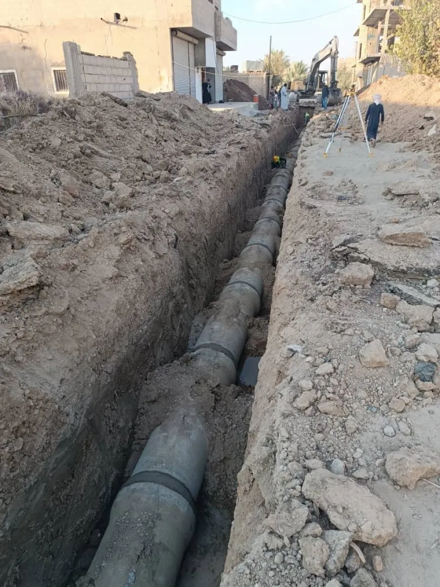 Şaredariyên Dêrazorê projeyên kanalîzasyonê dane destpêkirin