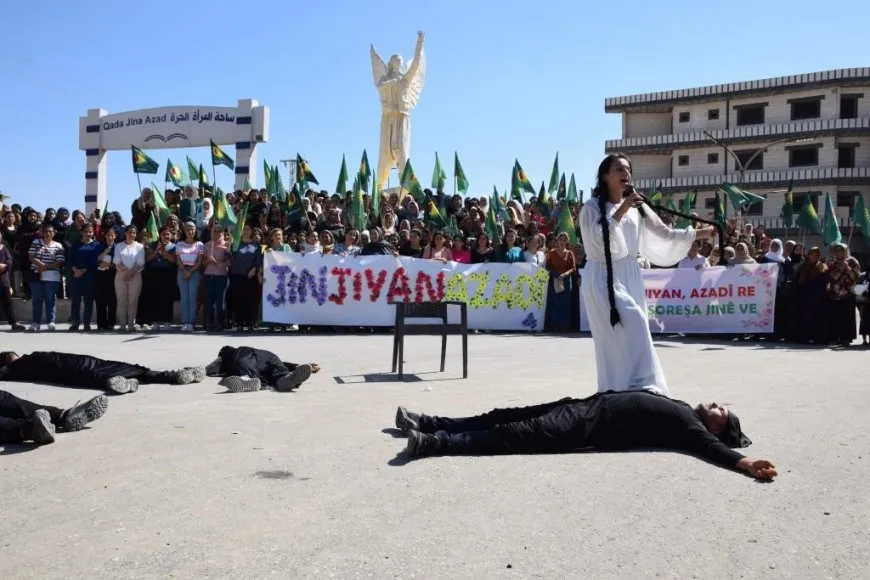 Bi boneya salvegera Serhildana Jin, Jiyan, Azadî çalakî li dar ketin