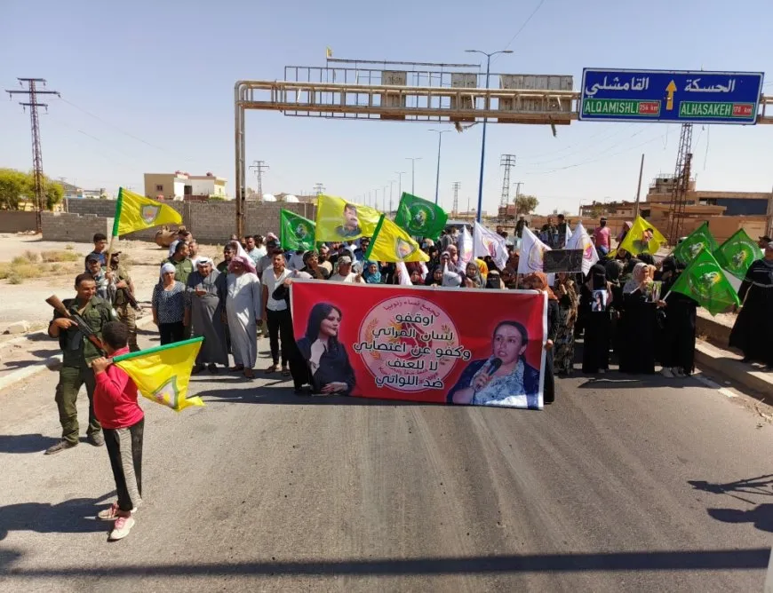 Bi boneya salvegera Serhildana Jin, Jiyan, Azadî çalakî li dar ketin
