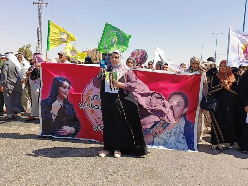 Bi boneya salvegera Serhildana Jin, Jiyan, Azadî çalakî li dar ketin