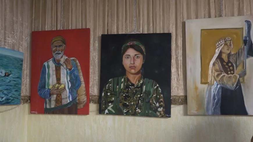 Tevgera Çand û Hunerê ya Kobanê li Hesekê pêşangehek vekir