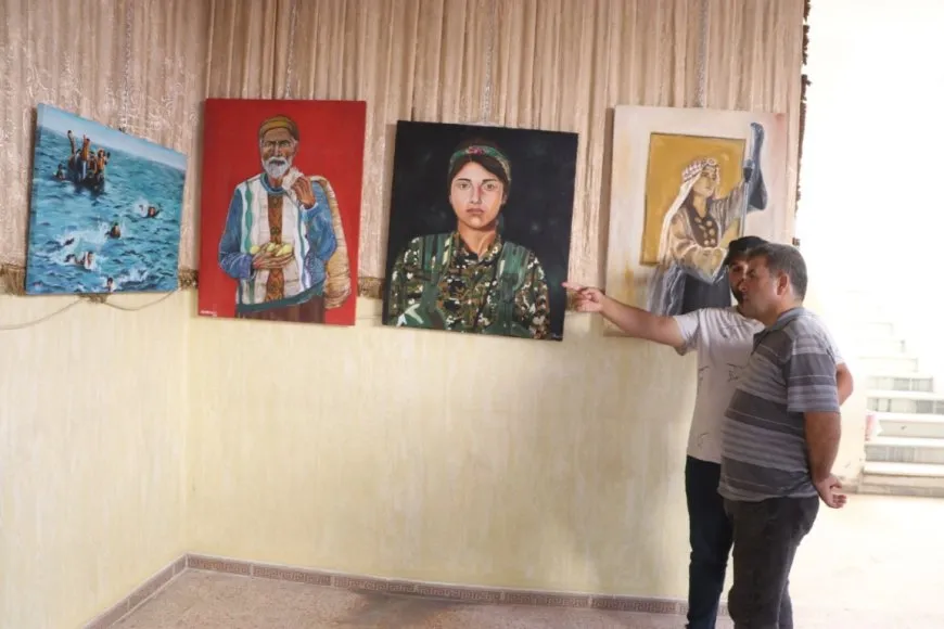 Tevgera Çand û Hunerê ya Kobanê li Hesekê pêşangehek vekir