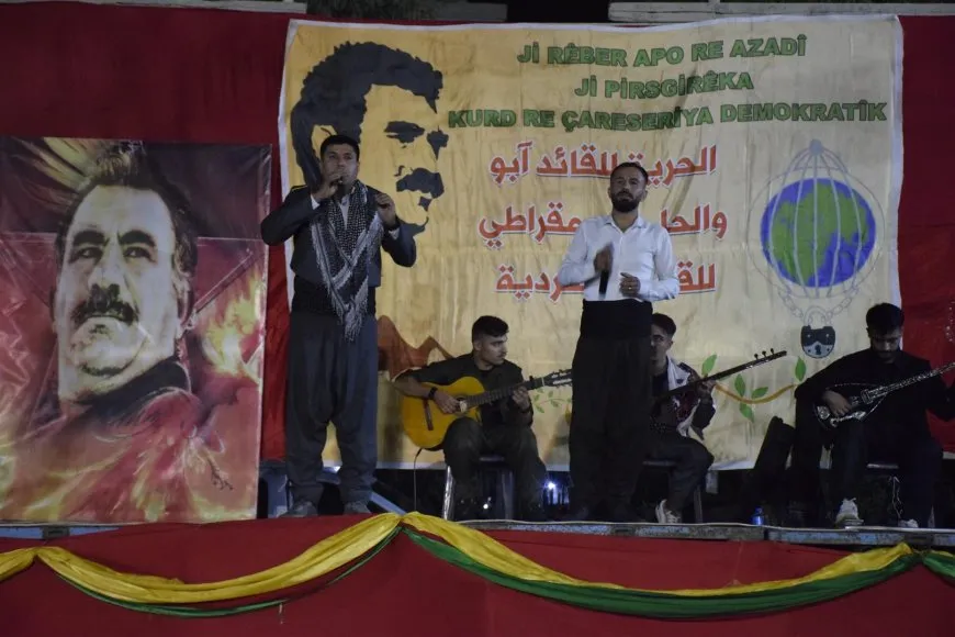Li Dêrikê ji bo azadiya Rêber Abdullah Ocalan konsert