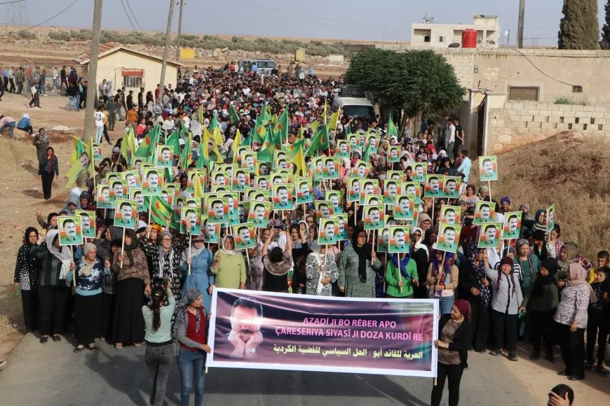 Li Şehbayê ji bo azadiya Rêber Abdullah Ocalan meş