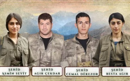 Nasnameyên 4 gerîlayên li Zapê şehîd bûne hatin aşkerekirin
