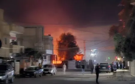 Balafireke bêmirov li Qamişloyê navenda tenduristiyê bombebaran kir