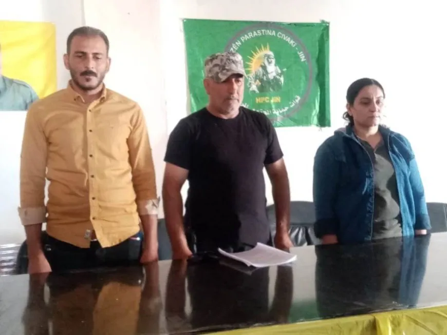 ʹSerhildana gelên azad li dijî komployê qêrîna guhartin û redkirina zulmê yeʹ