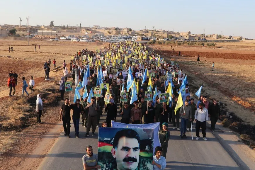 Li Şehbayê ji bo azadiya Rêber Abdullah Ocalan meşeke girseyî