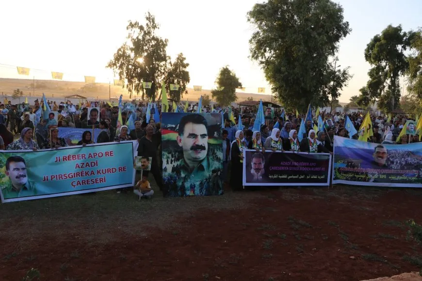Li Şehbayê ji bo azadiya Rêber Abdullah Ocalan meşeke girseyî