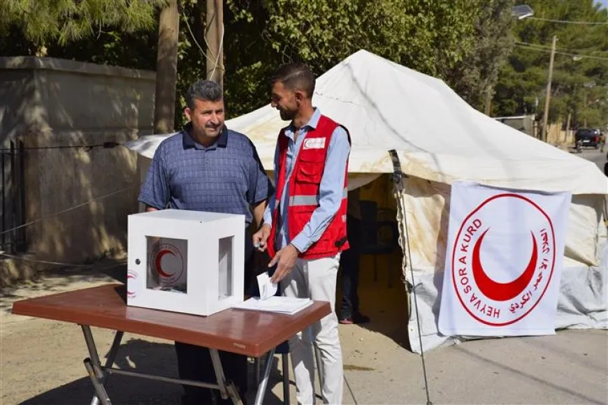 Li Til Temirê ji bo koçberan alîkariyê kom dikin