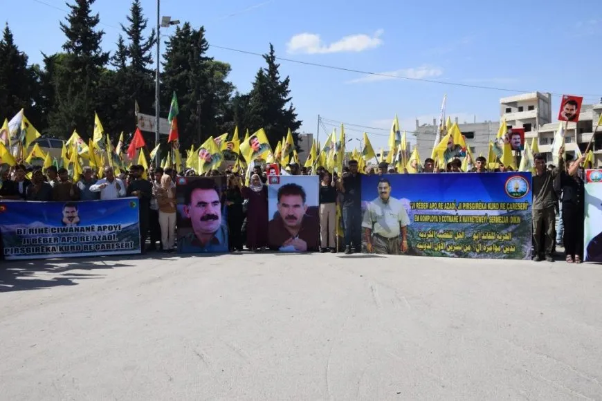 Ji meşa Kobanê peyama ’Em kêlî bi kêlî bi Rêbertiya xwe re dijîn’